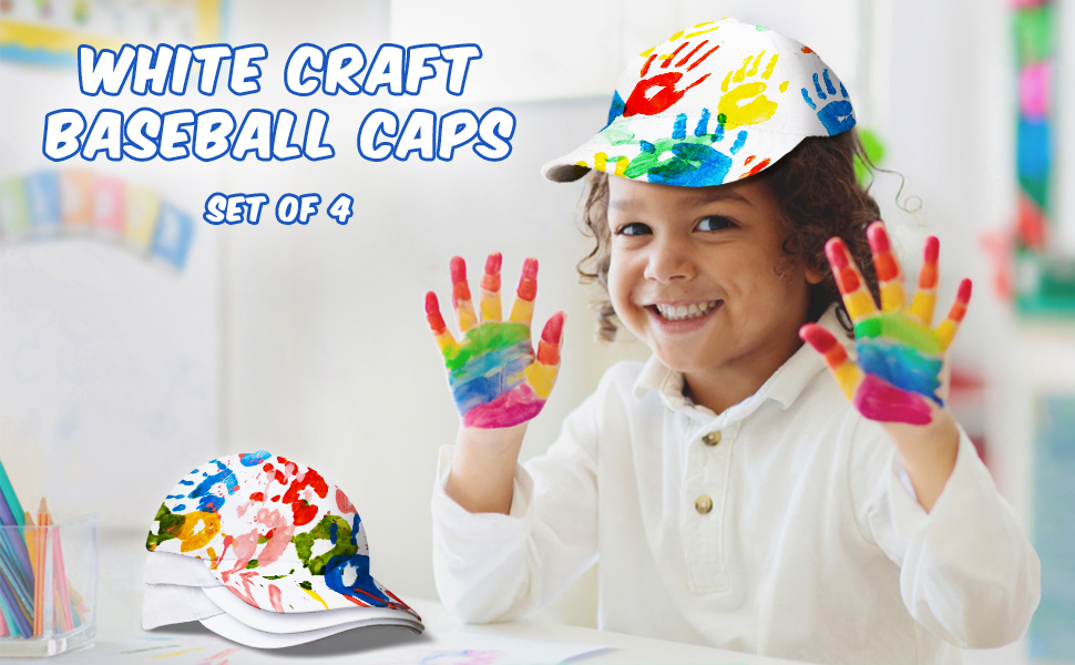 White Craft Baseball Caps