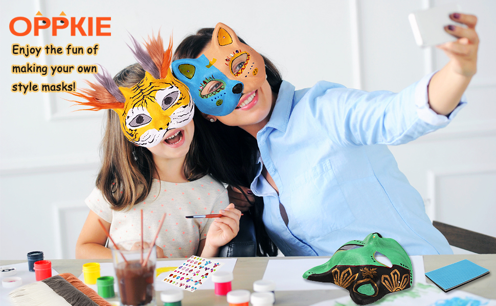 DIY MASK WITH KIDS