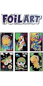 VHALE Foil Art Sticker Picture Kit