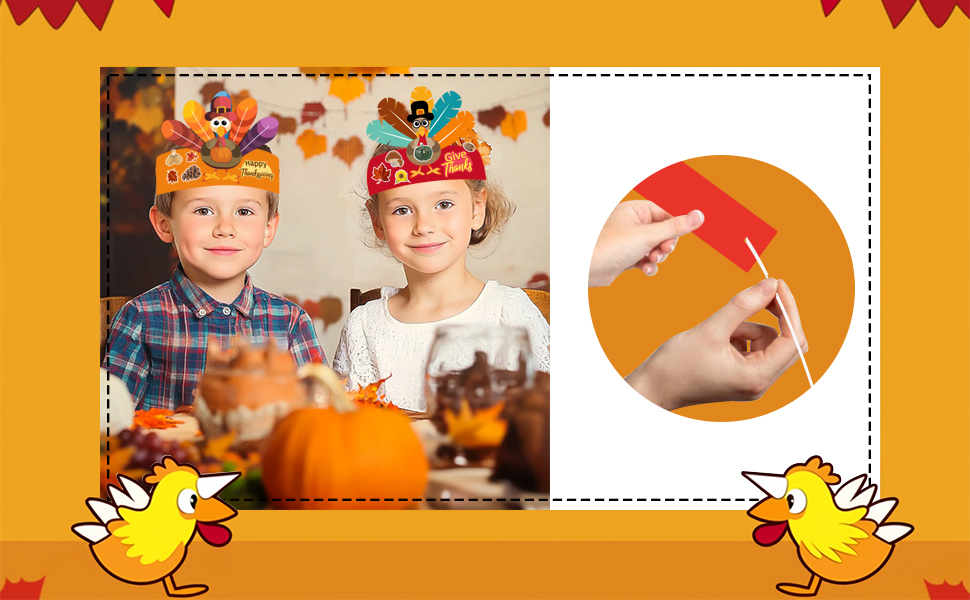 Thanksgiving Turkey Headbands 