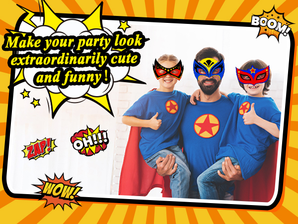 Color Your Own Super Theme hero Mask Craft 